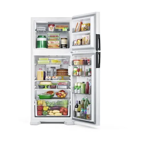 Geladeira Consul Frost Free CRM50LB Duplex Branca com Função Turbo, Iluminação em LED e Filtro Antiodor 410 litros - 220V - Imagem 2