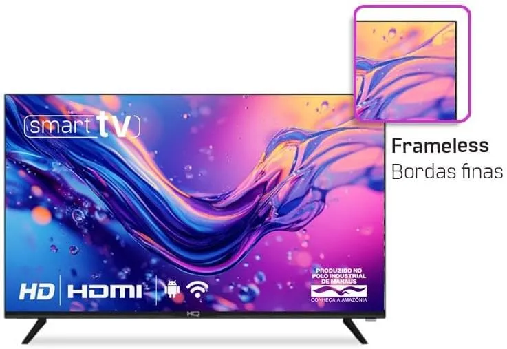 Smart Tv Aiwa 32 Android, Hd Aws-Tv-32-Bl-02-A - Imagem 3